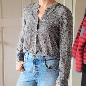 Joie long sleeve silk blouse